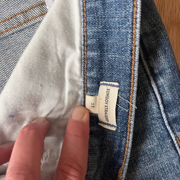 Madewell tomboy straight jeans. EUC. Used only 2-3 times. - Picture 2 of 2